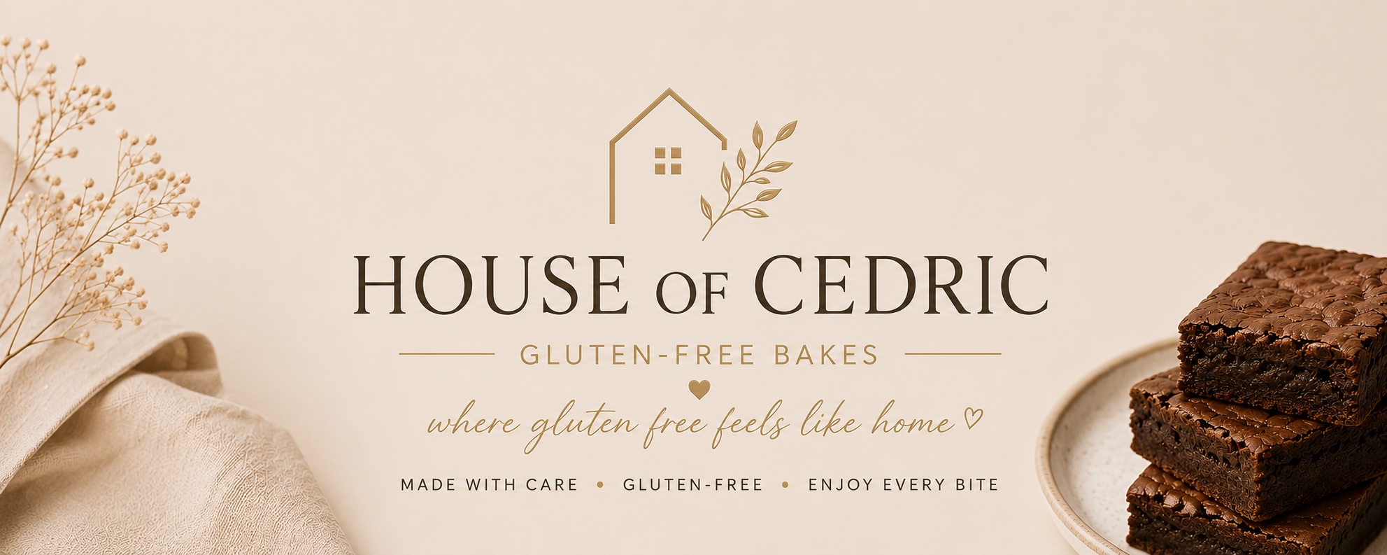 House of Cedric — gluten-free bakes, where gluten free feels like home